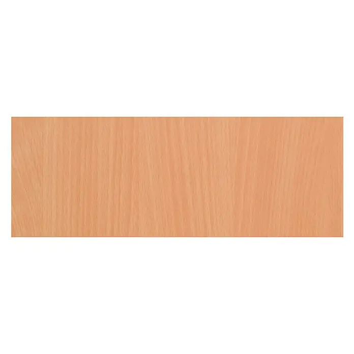 Maderas Daganzo Encimera de cocina Soft - Haya, 1.800 x 630 x 30 mm - Primer plano de un panel de madera marrón claro con sutiles patrones de veta, mostrando la belleza natural del material.