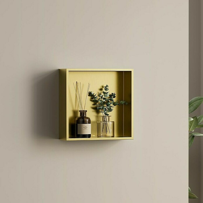 Best Design Wandelement Nancy Logy (l x b x h: 8 x 30 x 30 cm, Goud) | BAUHAUS