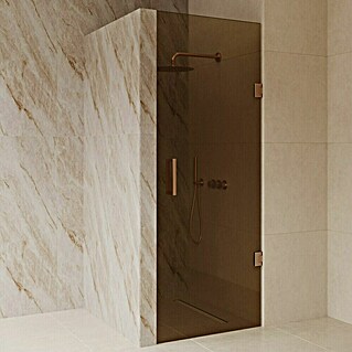 Best Design Douchedeur Dalis-900-Liora-Amber (90 x 200 cm, Glasdikte: 8 mm, Desert Brown + Amber Glas)