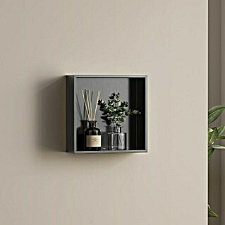 Best Design Wandelement Moya Logy (l x b x h: 8 x 30 x 30 cm, Gunmetal)