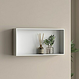 Best Design Wandelement White Bandy (l x b x h: 8 x 60 x 30 cm, Wit)