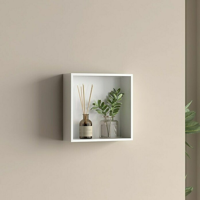 Best Design Wandelement White Logy (l x b x h: 8 x 30 x 30 cm, Wit) | BAUHAUS