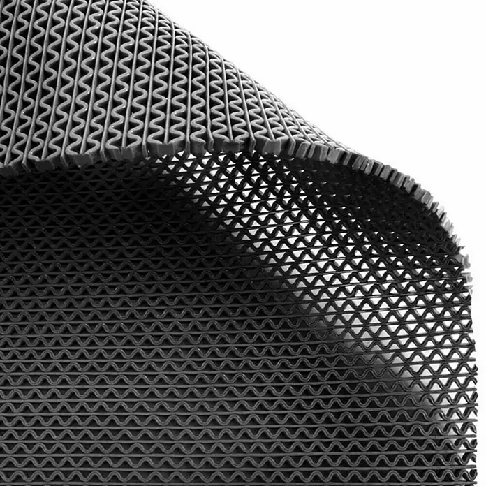 Floordirekt Antirutschmatte Anti-Slip für Barfußzonen - UV-beständig - Grau - 90 x 500 cm - 500 x 90 cm, Grau