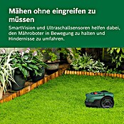 Bosch Power for All 18V Mähroboter VISIMOW 18V-100 (100 m², Schnittbreite: 16 cm, Kamera-gestützte Navigation, Ultraschallsensorik, 1 Akku) | BAUHAUS