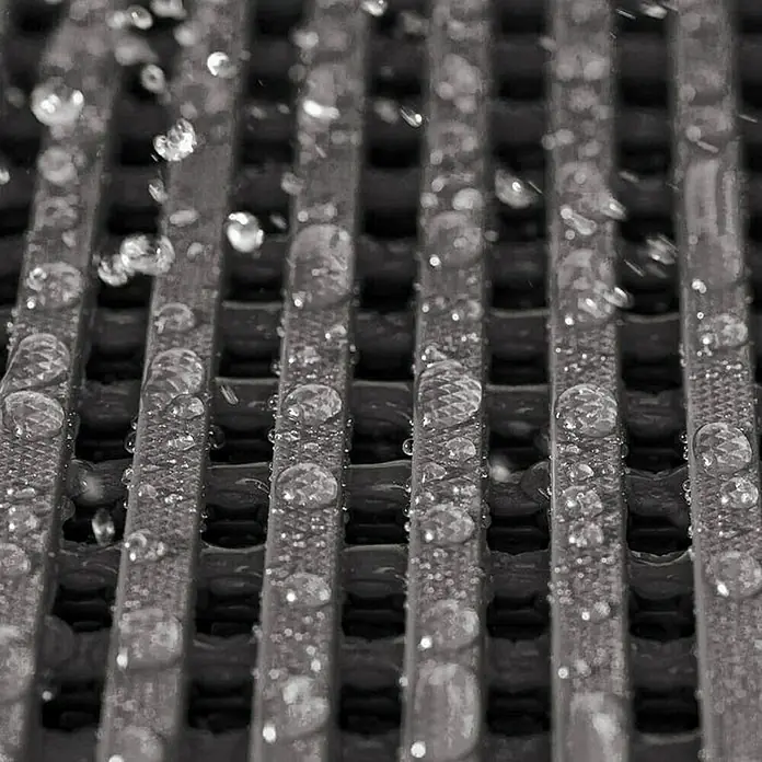 Floordirekt Antirutschmatte Adria - Arbeitsplatzmatte für Nasszonen - Grau - 120 x 450 cm - 450 x 120 cm