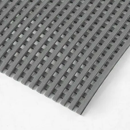 Floordirekt  Antirutschmatte Adria - Arbeitsplatzmatte für Nasszonen - Grau - 120 x 100 cm