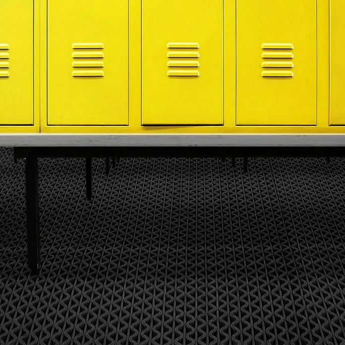 Floordirekt Antirutschmatte Anti-Slip für Barfußzonen - UV-beständig - Schwarz - 120 x 50 cm - 50 x 120 cm, Schwarz