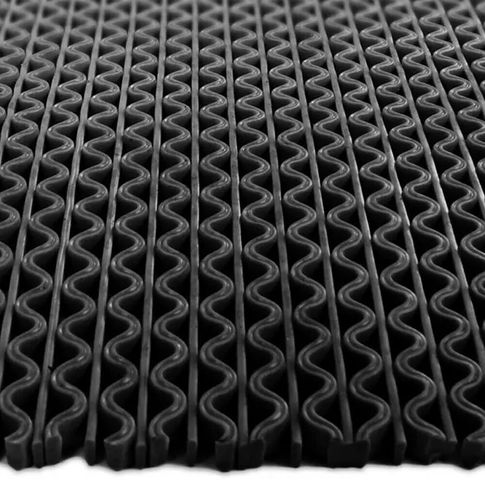 Floordirekt Antirutschmatte Anti-Slip für Barfußzonen - UV-beständig - Schwarz - 120 x 50 cm - 50 x 120 cm, Schwarz