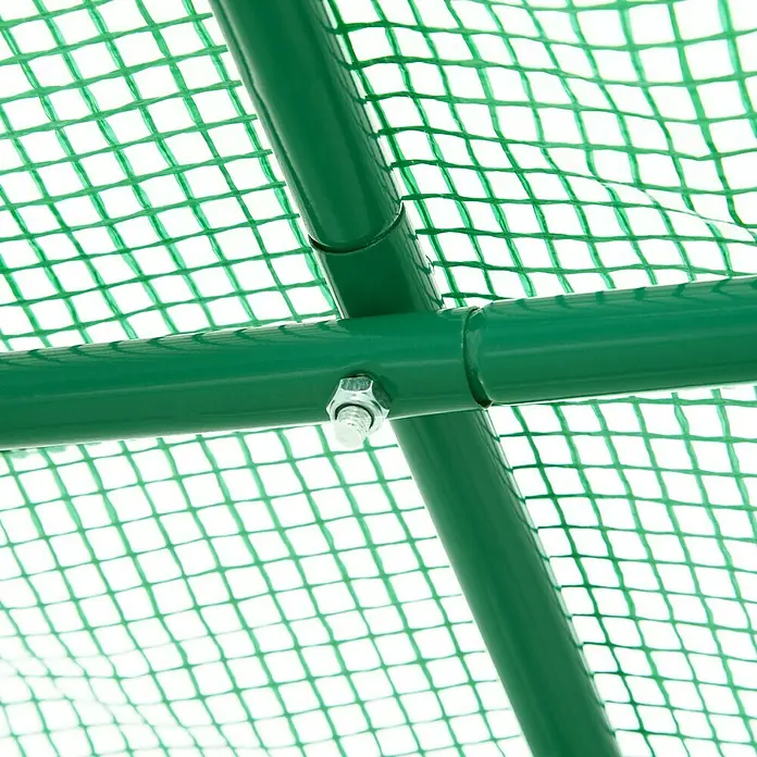 Outsunny Gewächshaus mit 4 Fenster - Außenmaß inkl. Dachüberstand (B x T): 200 x 245 cm, Material Seitenwand: Kunststoff, 3 mm, Grün