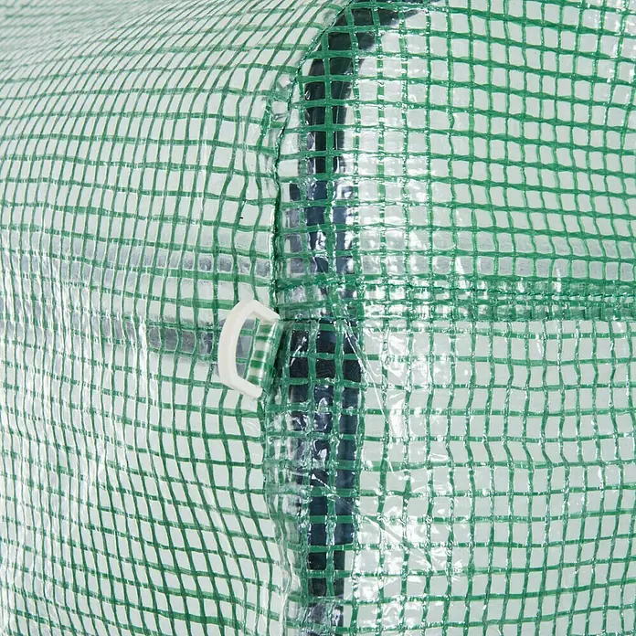 Outsunny Gewächshaus mit Aufrollbare Wände - 300 x 397 cm, Material Seitenwand: Kunststoff, 3 mm