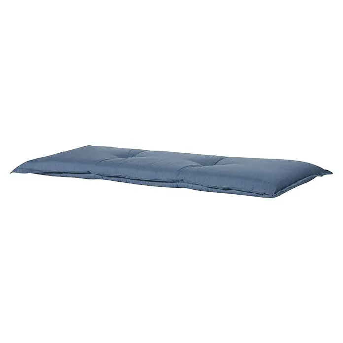 Madison Bankauflage - Kobaltblau, L x B: 150 x 48 cm - Langes blaues getuftetes Outdoor-Kissen.