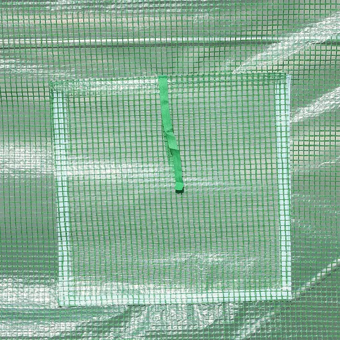 Outsunny Gewächshaus mit Bogendach - 200 x 500 cm, Material Seitenwand: Kunststoff, 3 mm
