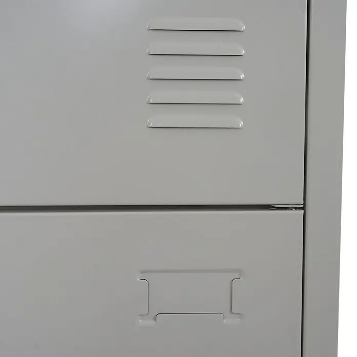 Proregal Schließfachschrank - Grau, Vormontiert