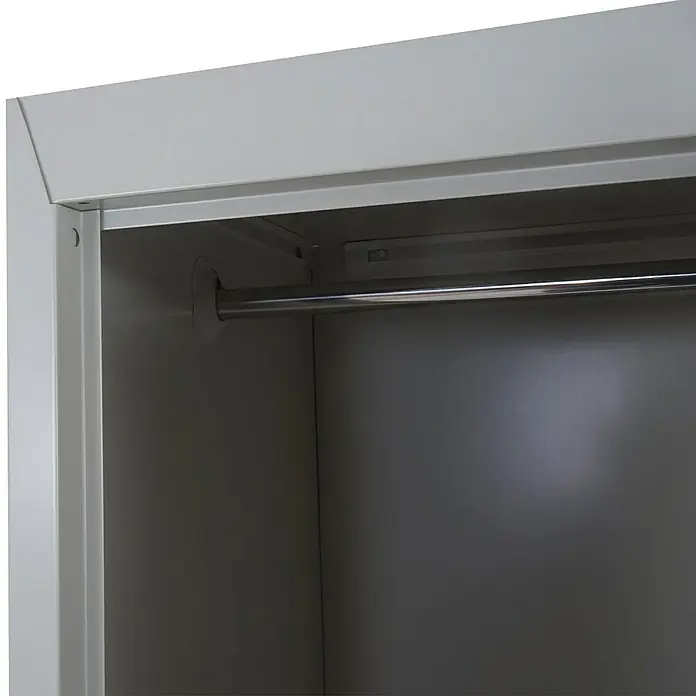 Proregal Schließfachschrank - Grau, Vormontiert