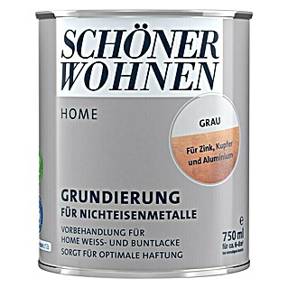 SCHÖNER WOHNEN-Farbe Home Grundierung Nichteisen (Grau, 750 ml)
