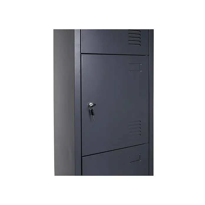 Proregal Schließfachschrank Saturn - H x B x T: 180 x 38 x 45 cm, Anthrazit, Vormontiert