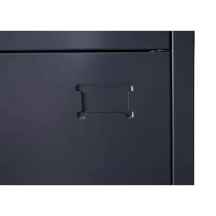 Proregal Schließfachschrank Saturn - H x B x T: 180 x 38 x 45 cm, Anthrazit, Vormontiert