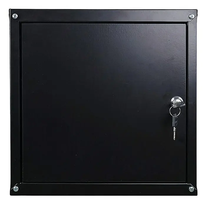Proregal Schließfachschrank Cubic - H x B x T: 35 x 35 x 35 cm, Schwarz, Zerlegt