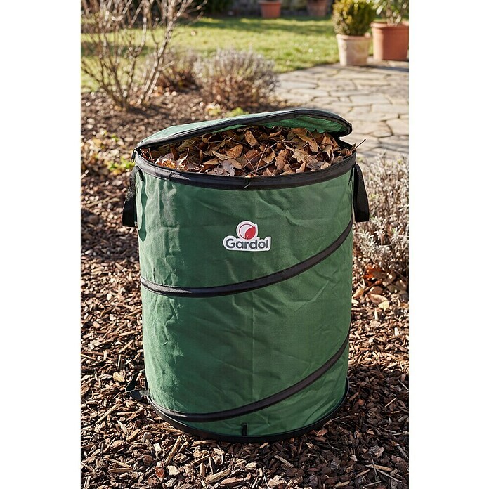 Gardol Premium Pop-Up Gartenabfallsack (150 l, Ø x H: 56 x 61 cm)