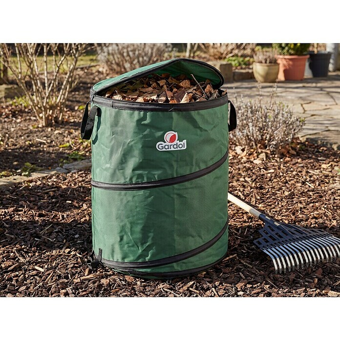 Gardol Premium Pop-Up Gartenabfallsack (80 l, Ø x H: 46 x 48 cm)