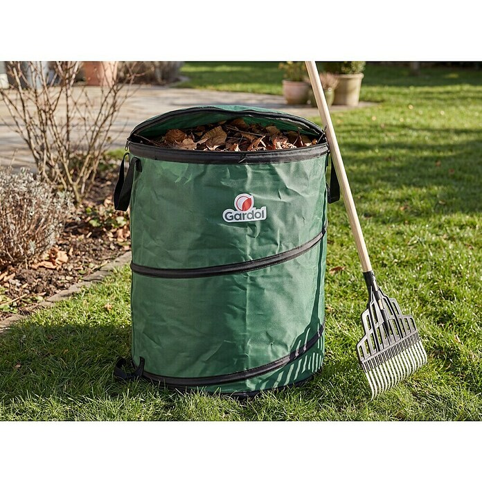 Gardol Premium Pop-Up Gartenabfallsack (80 l, Ø x H: 46 x 48 cm)