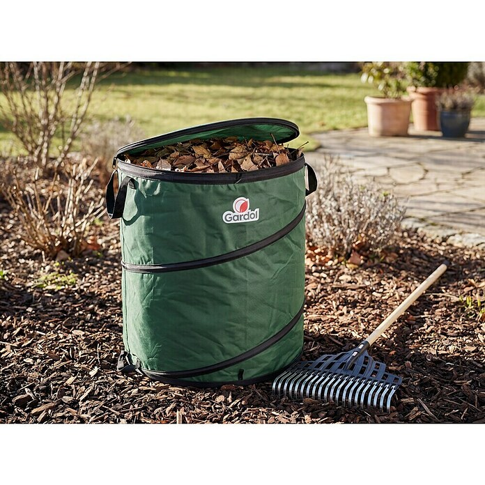 Gardol Premium Pop-Up Gartenabfallsack (150 l, Ø x H: 56 x 61 cm)