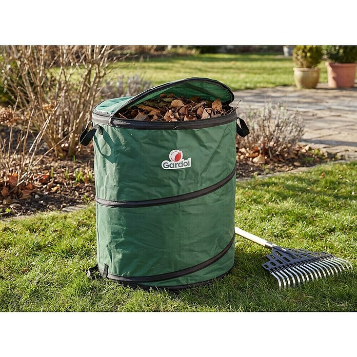 Gardol Premium Pop-Up Gartenabfallsack (80 l, Ø x H: 46 x 48 cm)