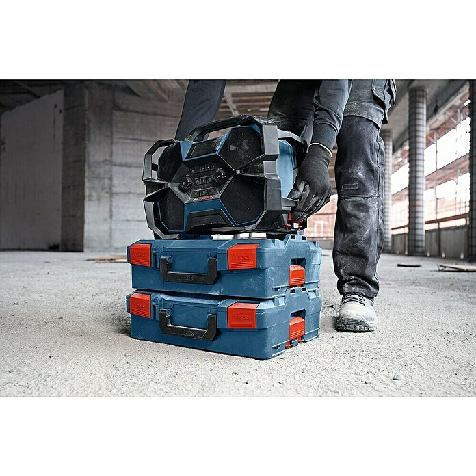 Bosch Professional AMPShare 18V Radio za gradilište na bateriju GPB 18VH-6 SRC  (18 V, 87,5 – 108 MHz (UKW/FM)) | BAUHAUS