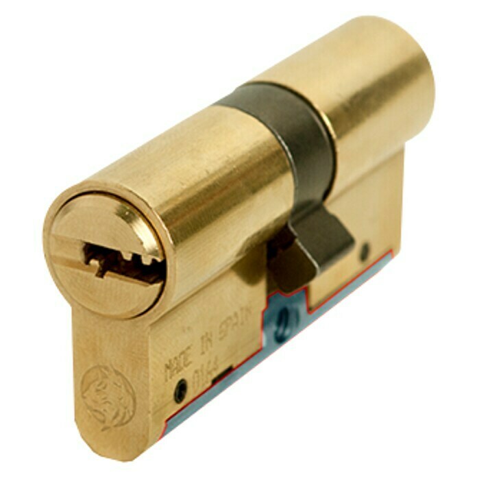 Lince C6W Cilindro de alta seguridad (30/30 mm, 5 llaves, Latón)