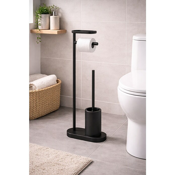 Camargue WC-Kombi-Bürstengarnitur Salsa (Höhe: 67,5 cm, Edelstahl, Matt) | BAUHAUS