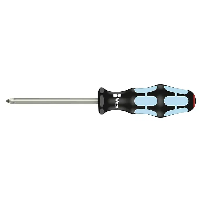 Wera Kraftform Stainless Schraubendreher 3350 - PH 2, 100 mm - Wera Kreuzschlitzschraubendreher: Handliches Werkzeug für präzise Schraubarbeiten mit ergonomischem Griff für optimalen Komfort.