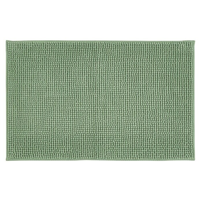 Badteppich Zottel (50 x 80 cm, Salbei, 100% Polyester) | BAUHAUS