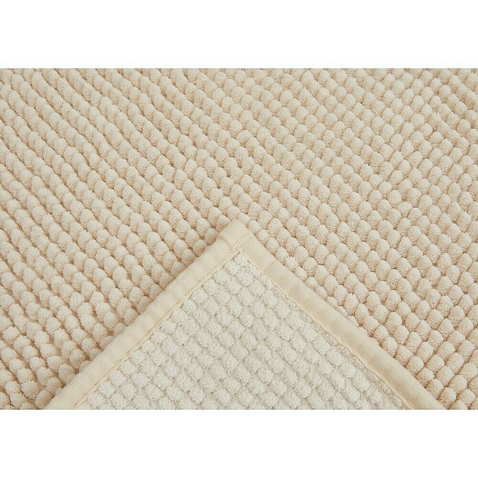 Badteppich Zottel (50 x 80 cm, Creme, 100% Polyester) | BAUHAUS