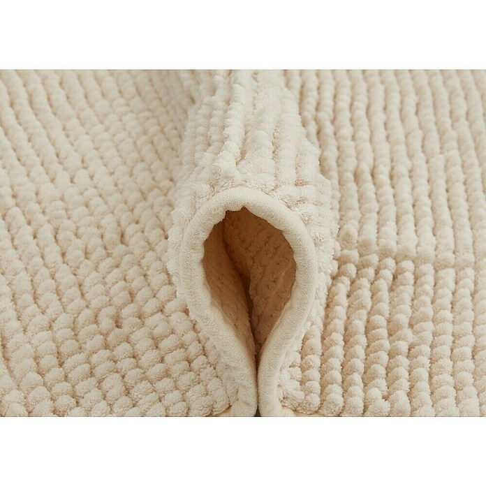 Badteppich Zottel (50 x 80 cm, Creme, 100% Polyester) | BAUHAUS