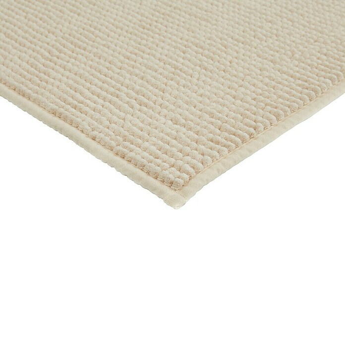 Badteppich Zottel (50 x 80 cm, Creme, 100% Polyester) | BAUHAUS