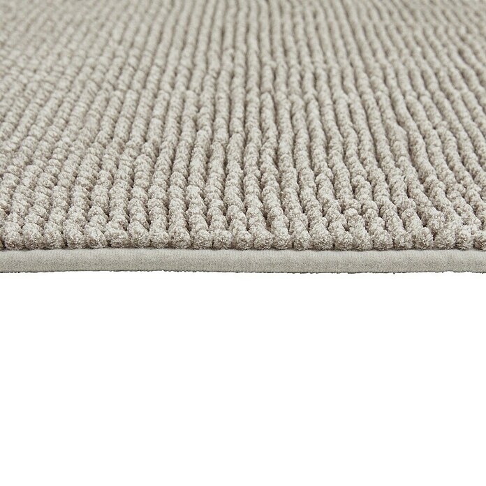 Badteppich Zottel (50 x 80 cm, Grau, 100% Polyester) | BAUHAUS