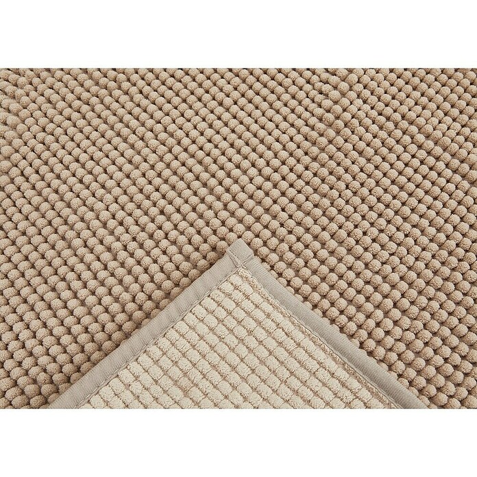 Badteppich Zottel (50 x 80 cm, Sand, 100% Polyester) | BAUHAUS