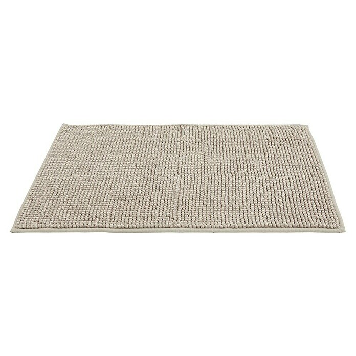 Badteppich Zottel (50 x 80 cm, Grau, 100% Polyester) | BAUHAUS