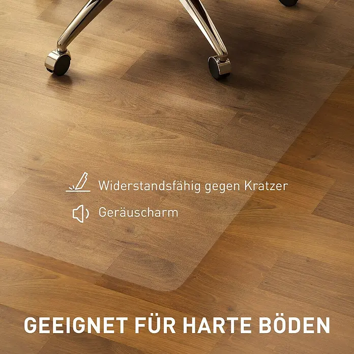 Homcom Fußbodenschutzmatte Bodenschutzmatte - Kunststoff