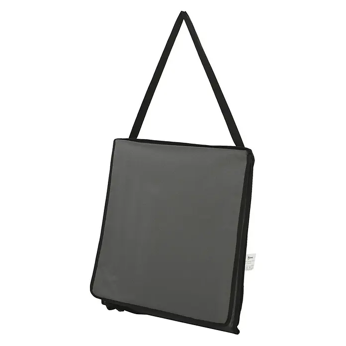 Outsunny Gartenliegen-Set 2-tlg. mit Seitentasche - B x T: 51 x 142 cm, Grau, Polyester, Klappbar