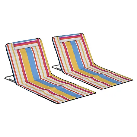 Outsunny  Gartenliegen-Set mit Tragetasche