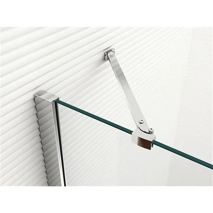 Glaszentrum Hagen U-Duschkabine GZH 100x80x100x195cm Mille U-Duschkabine inkl. Tasse + Siphon - Imprägniert, Farblos