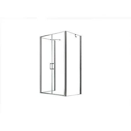 Glaszentrum Hagen  U-Duschkabine GZH 100x80x100x195cm Mille U-Duschkabine inkl. Tasse + Siphon