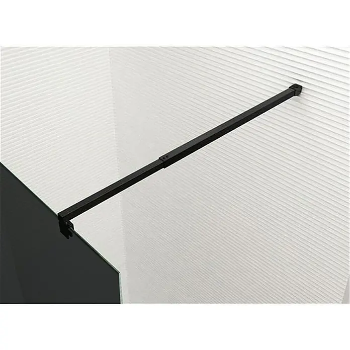 Glaszentrum Hagen Duschwand 160x200 cm Walk in Dusche Grau Transparent - Eloxiert, Grau