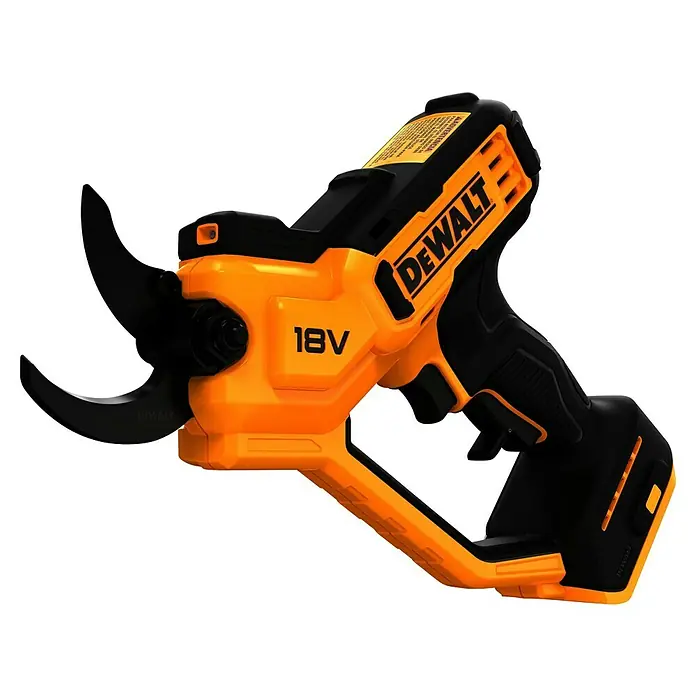 DeWalt XR 18V Akku-Astschere DCMPP568N-XJ - Max. Aststärke: 38 mm - Gelb-schwarze elektrische Astschere von DeWalt, 18V.