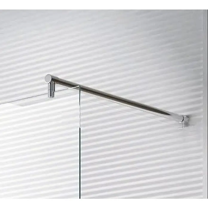 Glaszentrum Hagen Duschwand Jade 28x200 cm Walk in Duschwand Klar - B x H: 28 x 200 cm, Eloxiert, Farblos