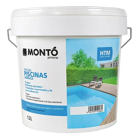 Montó  Pintura para piscinas al agua HTM