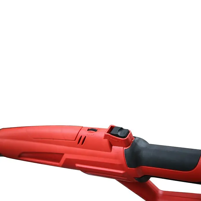 Berg Tecmix Wand- & Deckenschleifer LHS 600 - 600 W, Durchmesser Schleifteller: 225 mm - Rotes Akku-Werkzeug mit schwarzem Griff, ideal für Heimwerker und Profis, die ein zuverlässiges und handliches Gerät suchen.