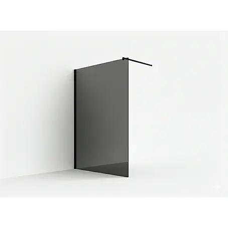 Glaszentrum Hagen  Duschwand 120x200 cm Walk in Dusche Grau Transparent