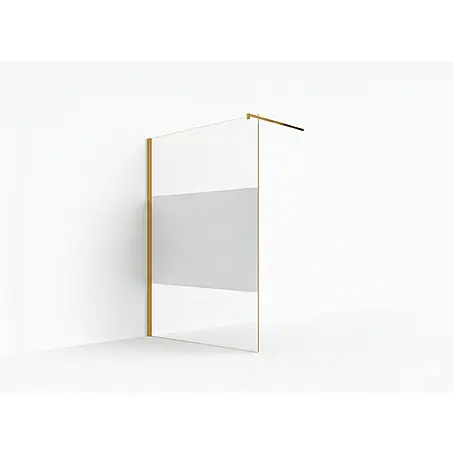 Glaszentrum Hagen  Duschwand (GD) 120x200 cm Walk in Dusche Satin Mitte